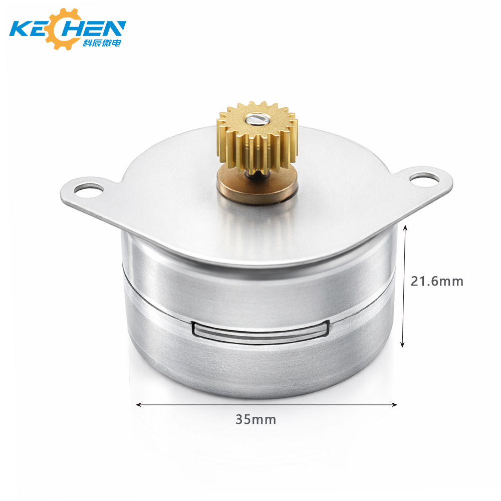 DC 5V Micro 35mm Round Thick 2-phase 4-wire Permanent Magnet Stepper Motor KC-35BY26 for 3D Printing