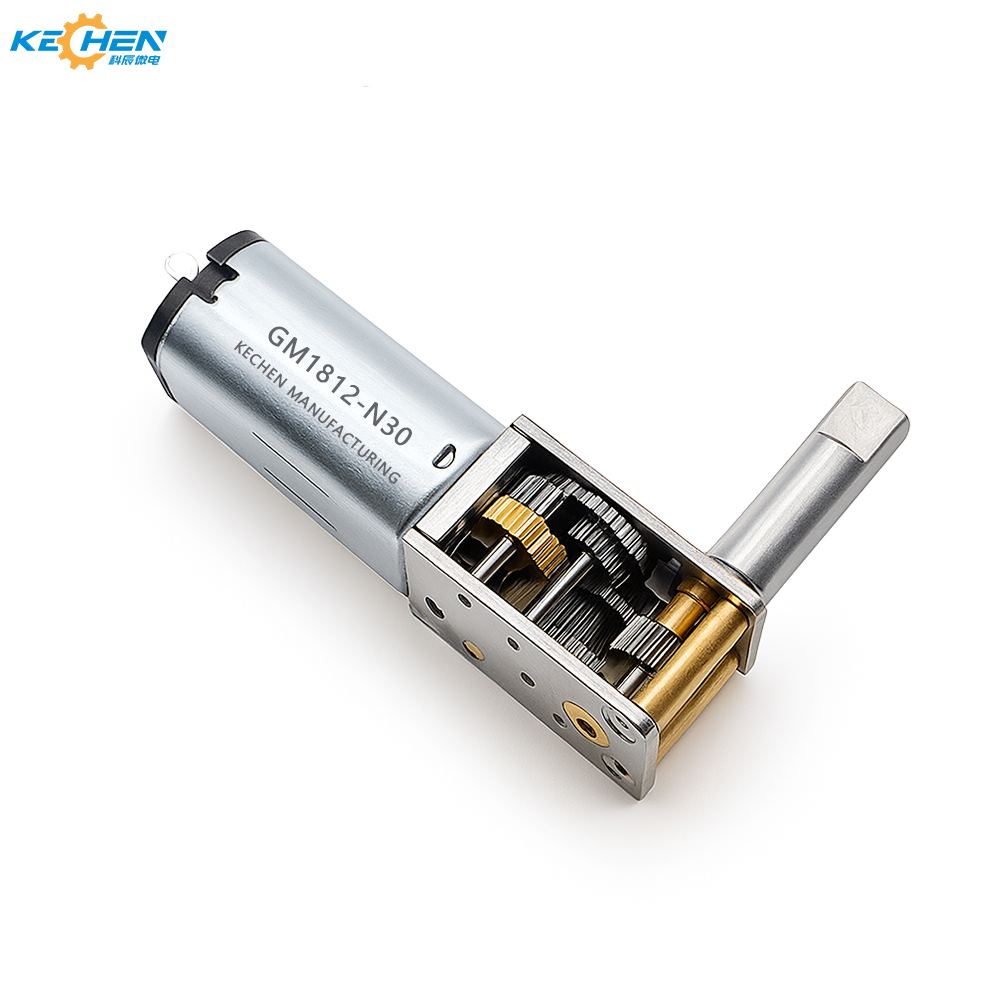 12mm 6V 12V N30 Worm Gear Motor for Smart Lock Aroma Diffuser Medical Device Camera Pump