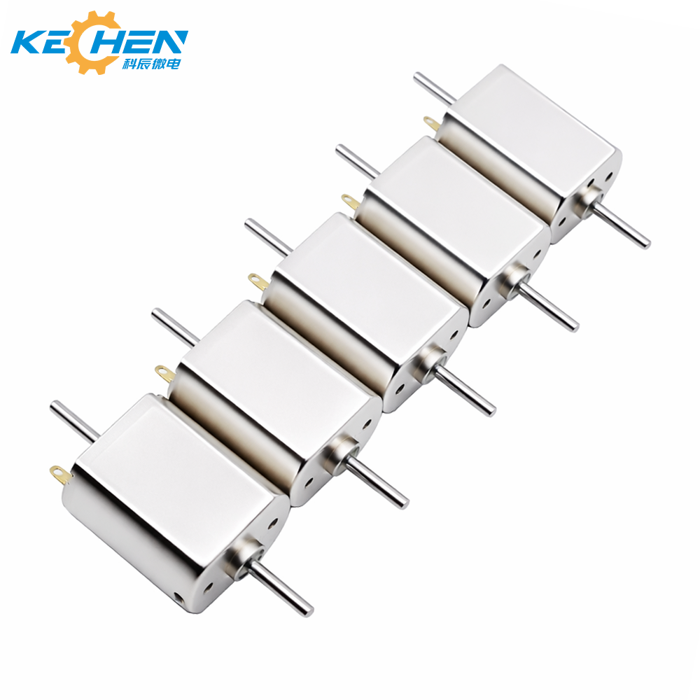 High Speed 130 Micro DC 6V-12V Toy Motor with 10000 Rpm Double Output Shaft Home Appliance Motor Permanent Magnet Construction