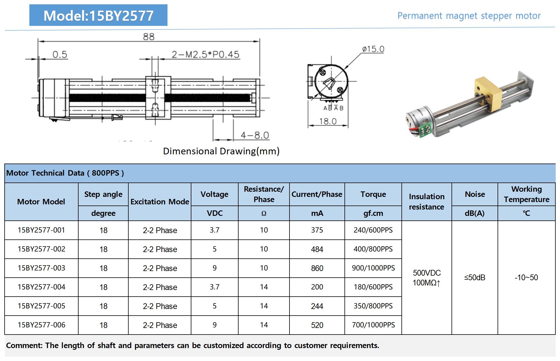 Micro Motor Side View