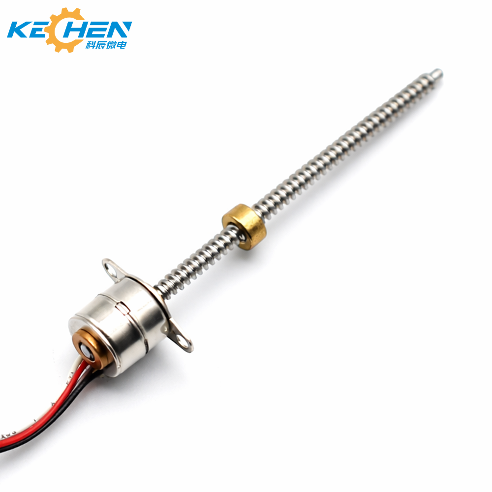 Customized 10mm Permanent Magnet Stepper Motor 3V 5V with 18 Degree Step Angle and Customizable Lead Screw Shaft