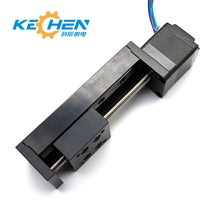 Kechen Motor 28 Hybrid 2-Phase Linear Stepper Motor Guide Rail Slide T-Shaped Electric Slide Module Micro Precision DC 3-24V