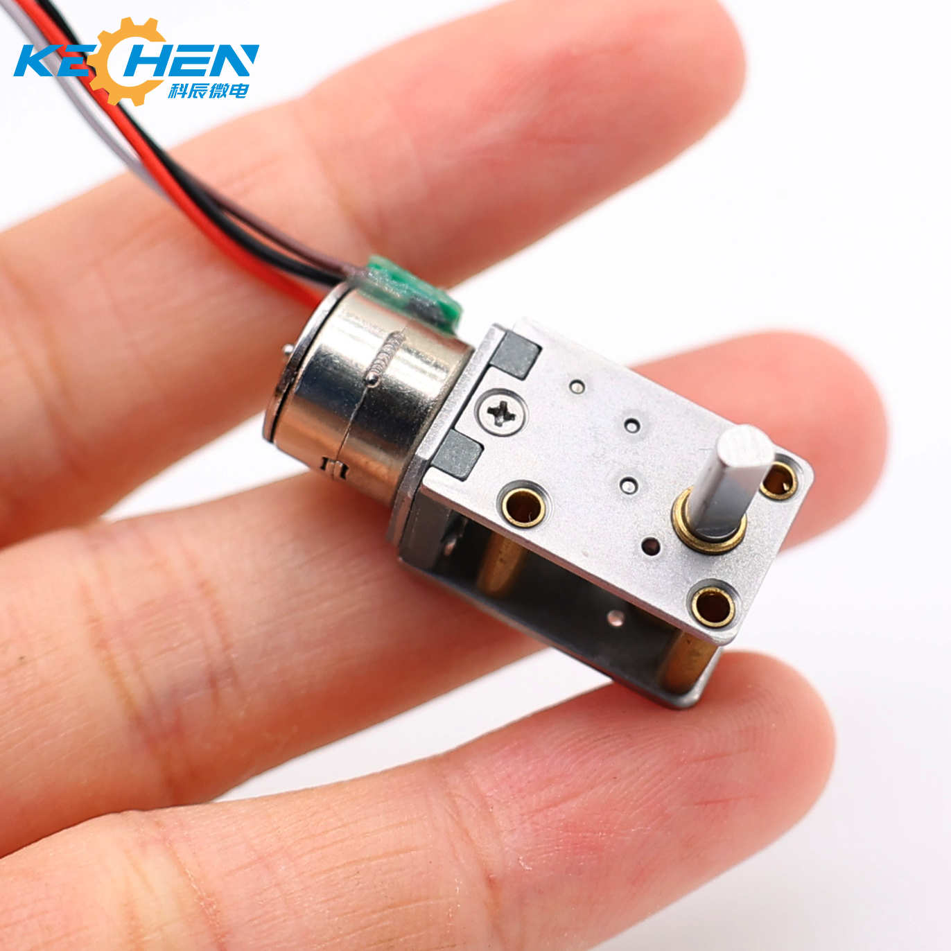 Mini 10mm Linear Small Stepper Motor with Gearbox 5v 12v Right Angle ROHS Certified Permanent Magnet for Small Projects