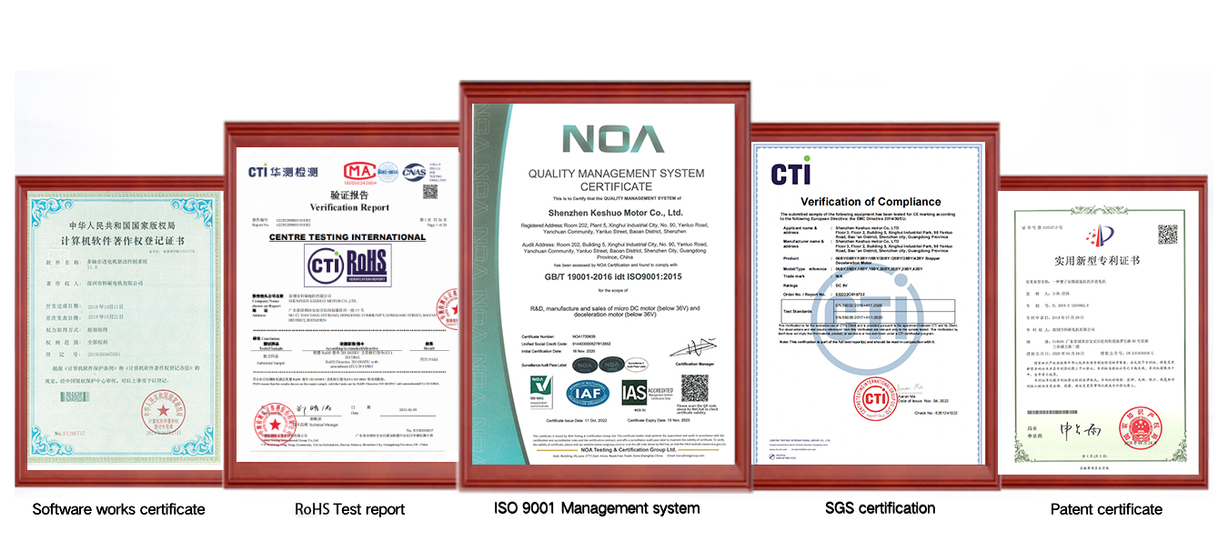 Certifications