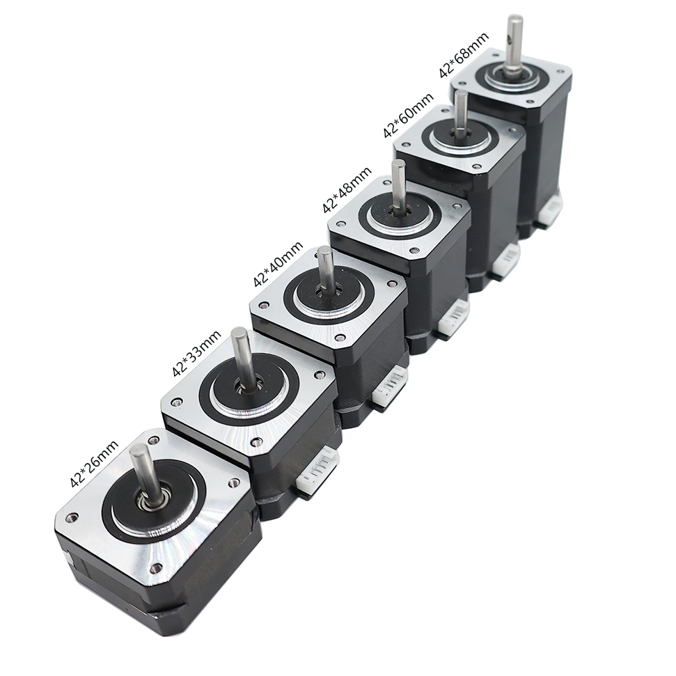 NEMA 17 Hybrid 3D Printer Stepper Motor High Precision 1.8 Deg High Performance 42mm Diameter 26mm Length Motor