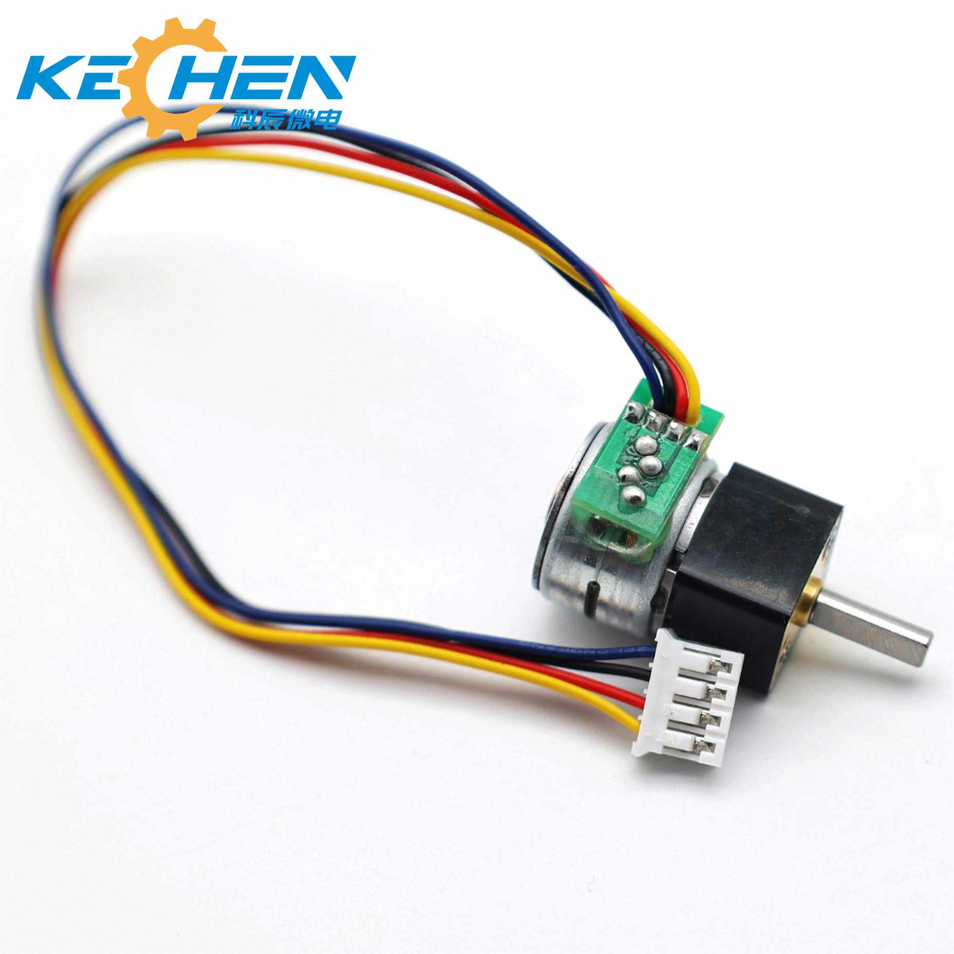 15mm Brushless DC Micro Stepper Motor 12V 2-Phase 4-Wire Electric Gearbox High Torsion Slow Speed Permanent Magnet Metal Gear