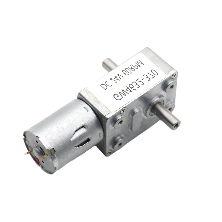 GM3246-370 Self-Locking 12V/24V DC Micro Worm Gear Motor Low Speed Self-Locking for DC Motor Applications