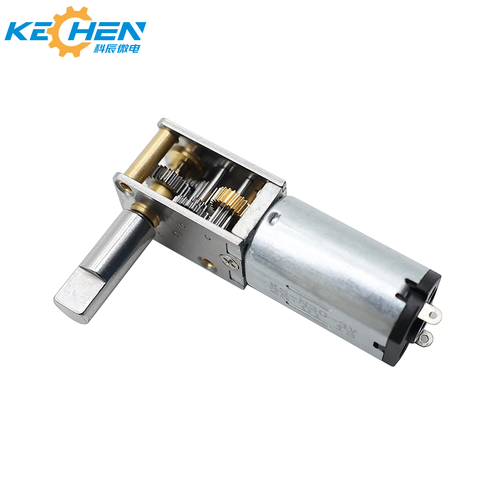 Micro Worm Geared DC Motor DC 1.5V 3V 6V 9V 12V 24V N30 Dc Right Angle Worm Reducer Gear Motor for Robot Use