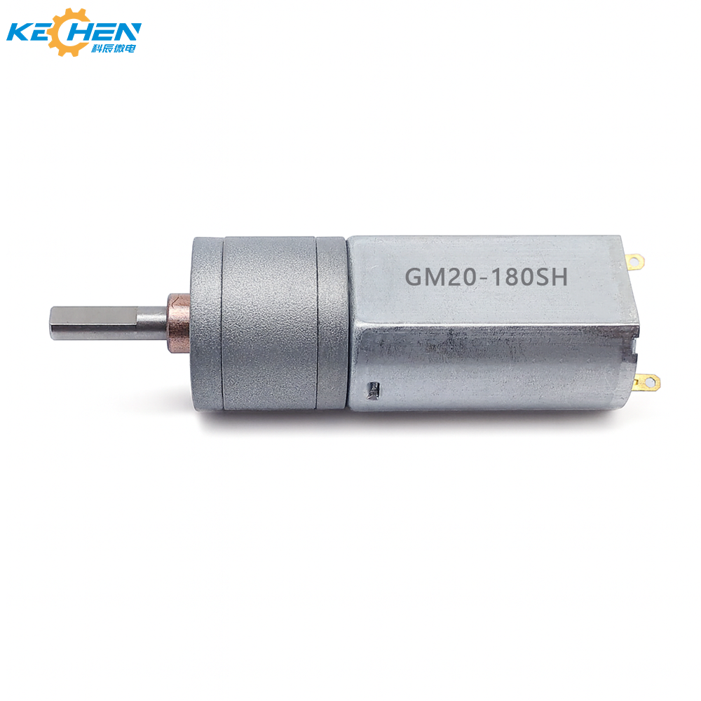 Micro 180 DC Motor 12V Permanent Magnet Reduction Gear Motor with High Torque 4mm Shaft for Smart Home & Home Appliance Use