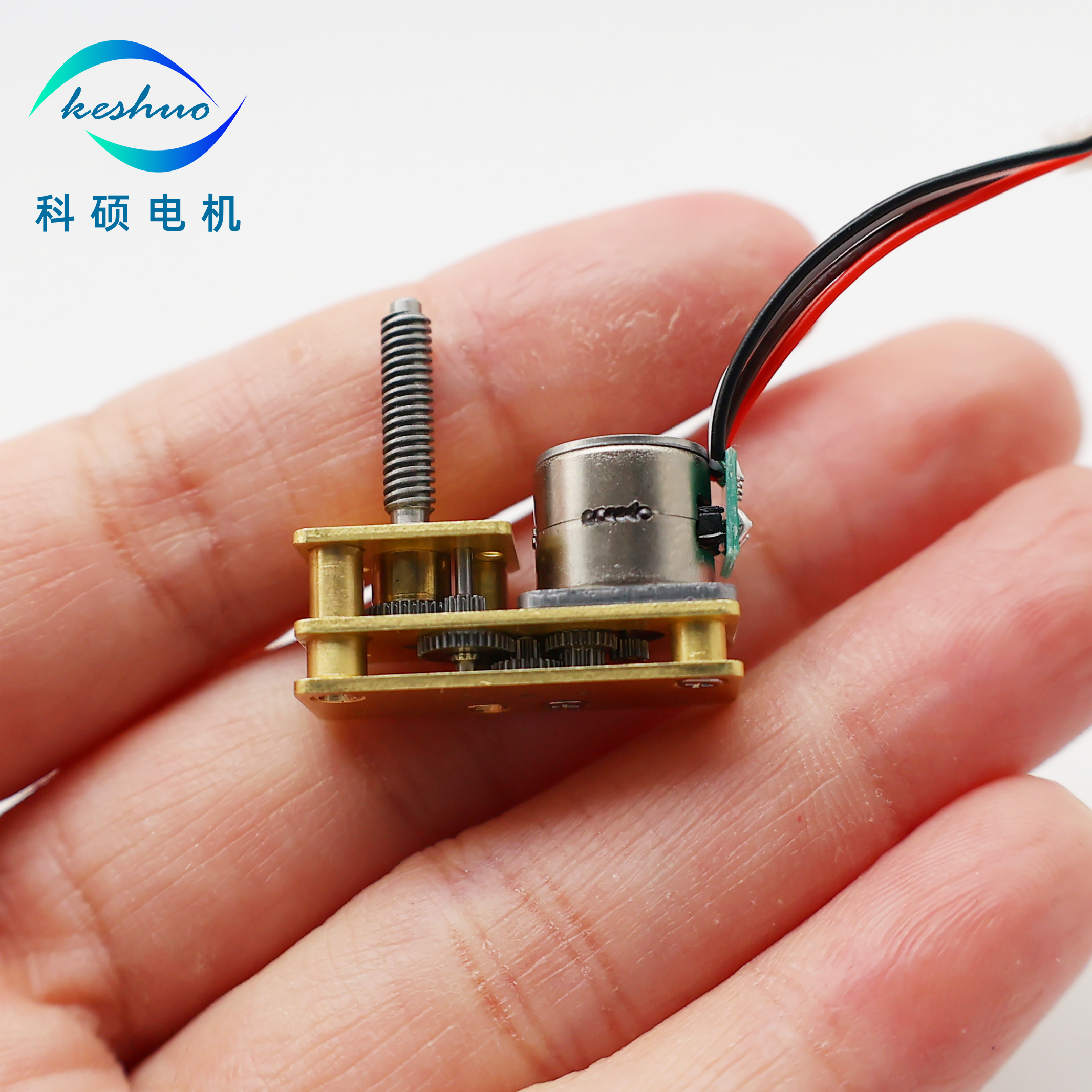 5V Permanent Magnet Stepper Gear Motor 10mm KC-GM1024-10BY 18 Degree Step Angle 2 Phase for Medical Devices