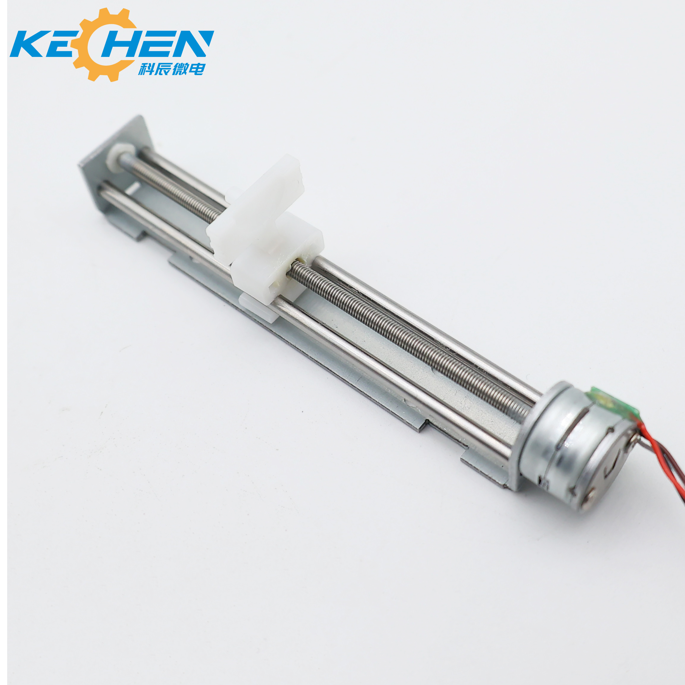 DC 5V/9V/12V 2-Phase 4-Wire Stepper Motor 90mm Stroke Linear Rail 18 Degree DIY Laser Step Angle Lead Screw Actuator Nut Slider