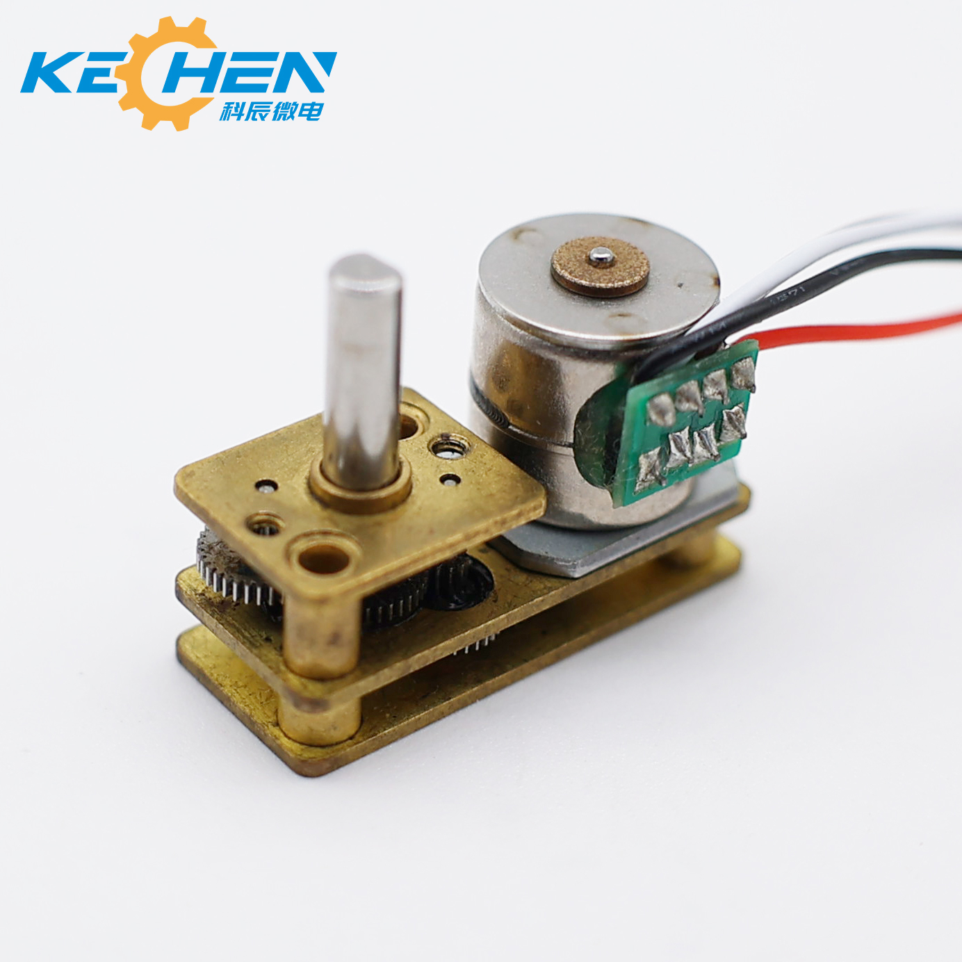 GM1024-10BY 10mm Worm Gear Micro Stepper Motor with High Precision Permanent Magnet for Medical Testing Equipment