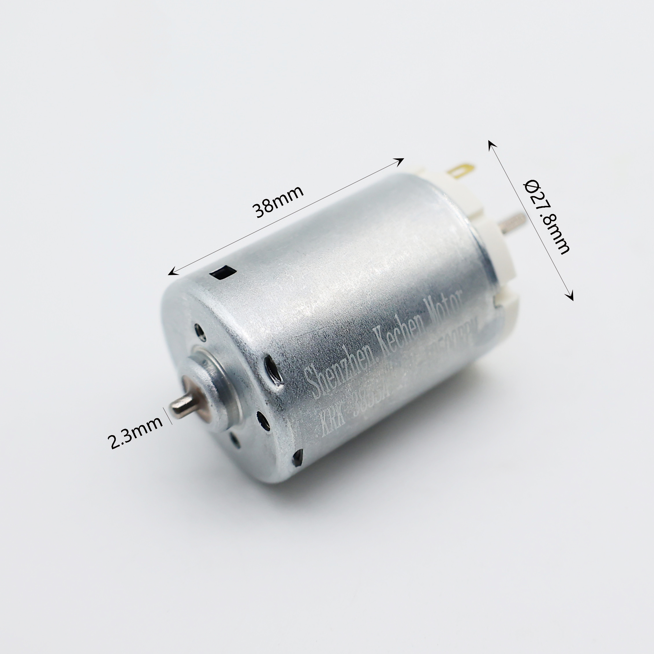 KECHEN MOTOR Rs385 High Torque 1kg.cm Brush DC Motor 28mm Diameter Permanent Magnet 1.5V-24V ISO/CE Certified for Home Appliance