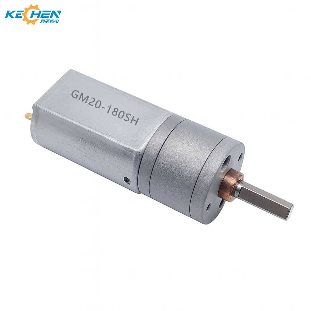 Micro 180 DC Motor 12V Permanent Magnet Reduction Gear Motor with High Torque 4mm Shaft for Smart Home & Home Appliance Use