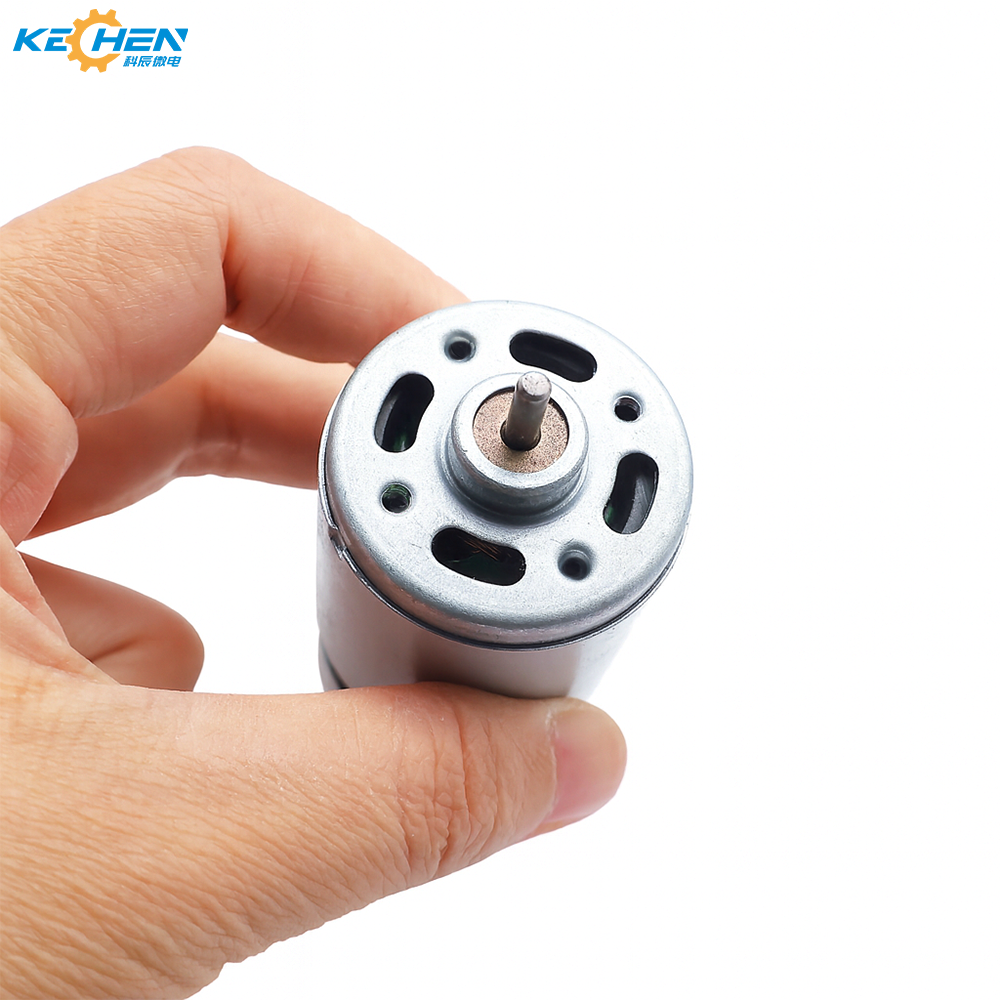 Small Brush DC Gear Motor 12V-24V Permanent Magnet 555 Model for Smart Home & Home Appliances 7-8W