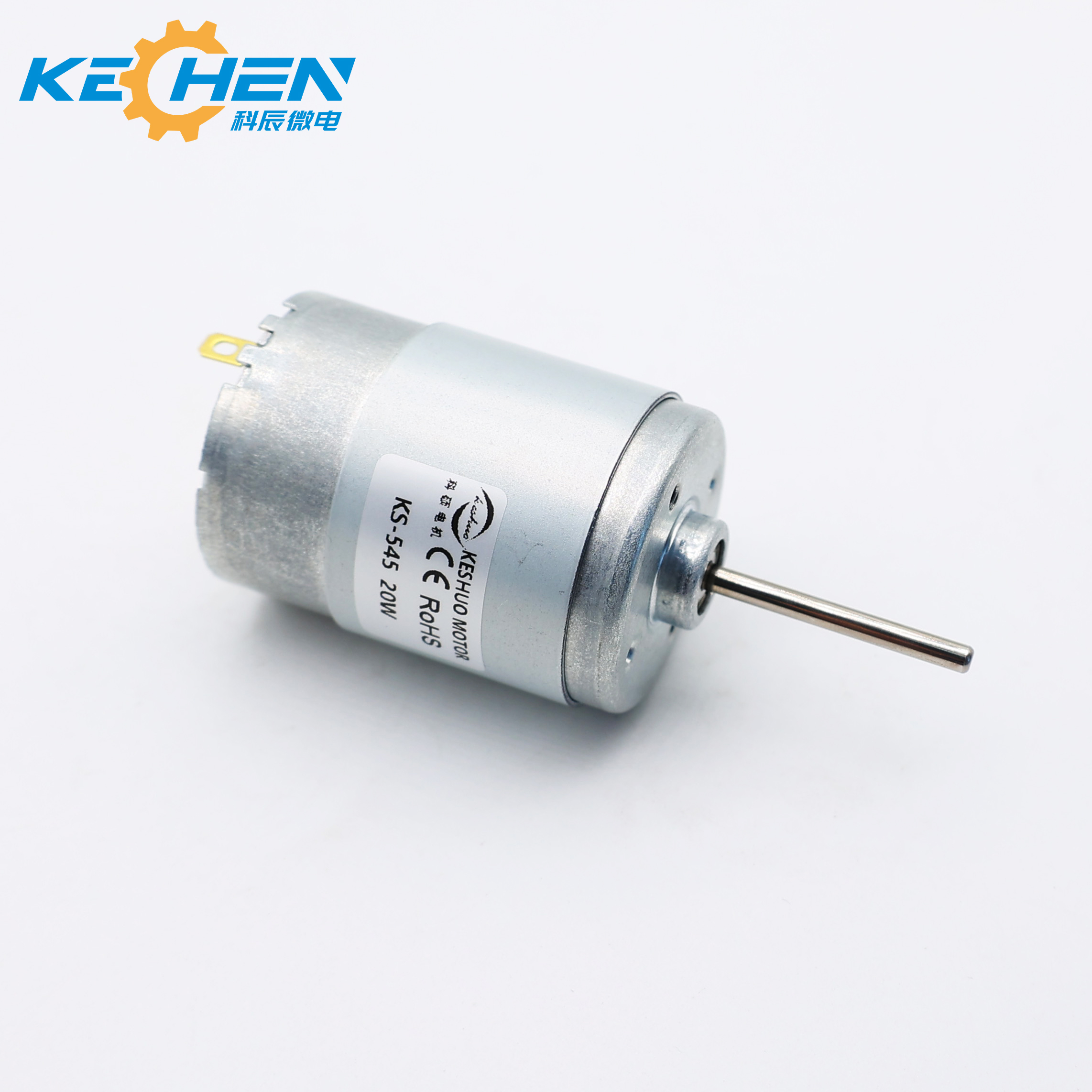 12V 24V Brushed DC Motor with Long 36mm RS 545 Shaft 12000rpm Speed Smart Home Compatible Permanent Magnet for Home Appliances