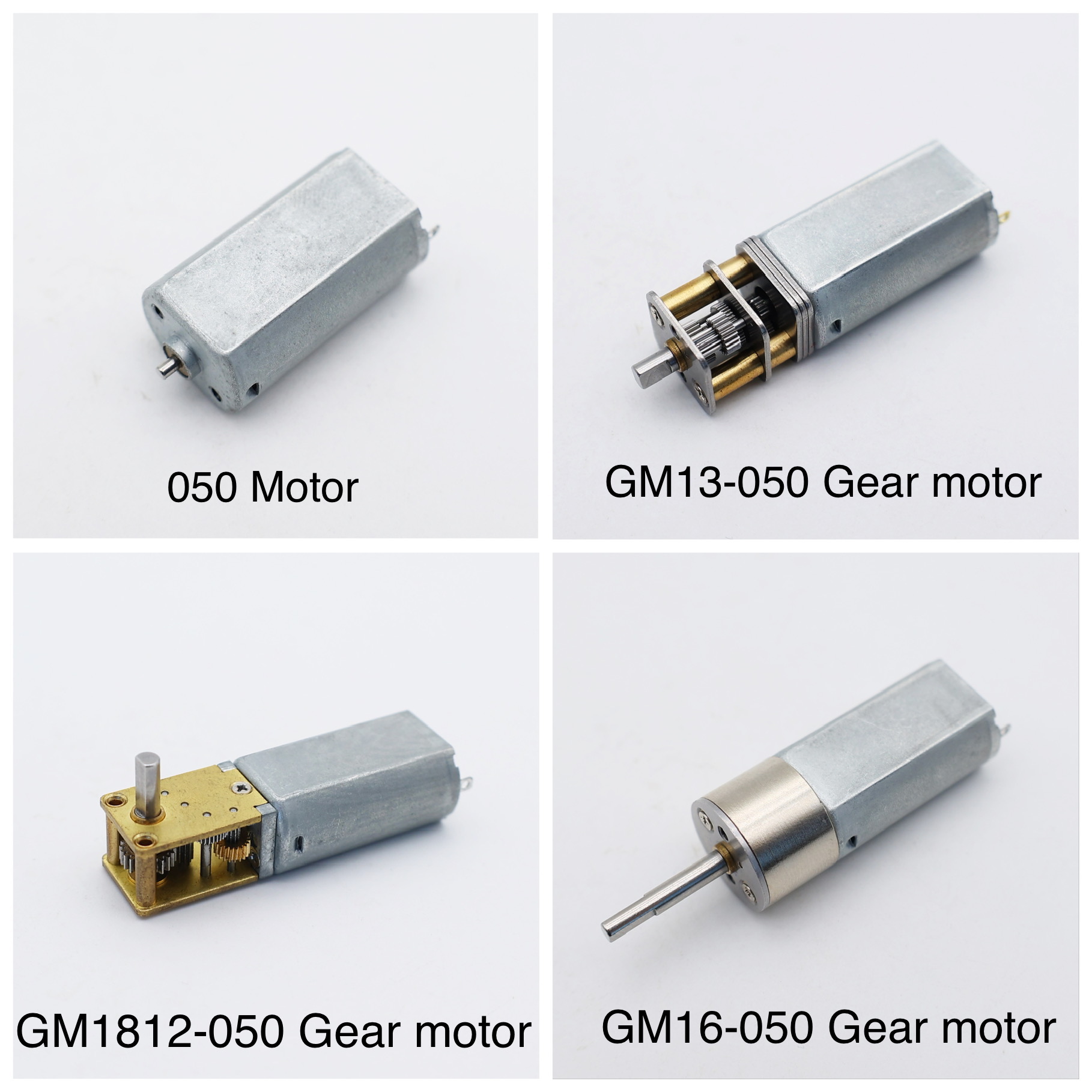 Recommended motor type A