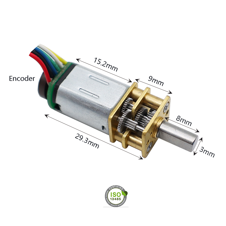 5v Micro Motor Micro N20 Reducer Gear Motor Dc for Robot Car