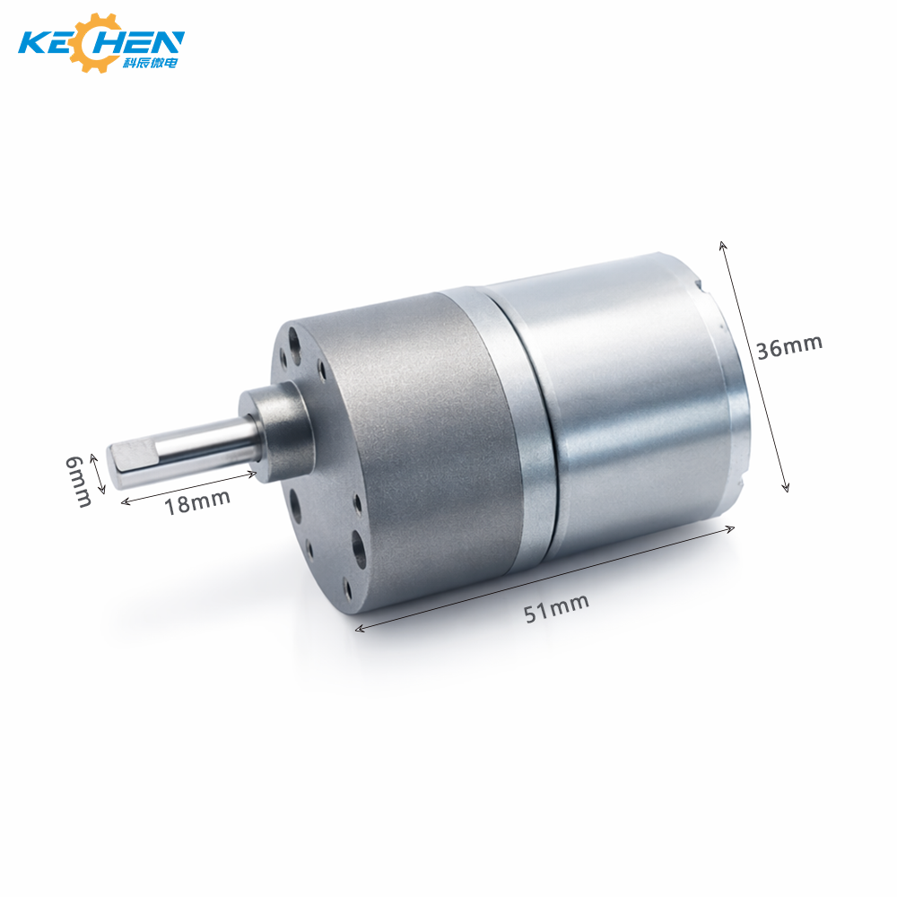 High Torque 24V DC Brushless Gear Motor GM37-3626  36mm Permanent Magnet Low Speed 6mm Shaft for Smart Appliances