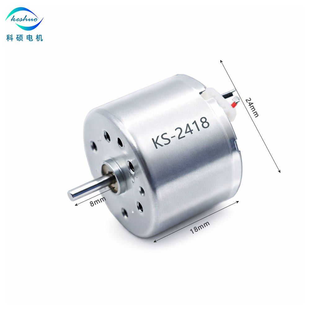 Electric 12V/24V Brushless DC Motor KC-BL2418 24mm 5000-10000rpm Permanent Magnet Long Lifespan 2mm Shaft Smart Home Appliance