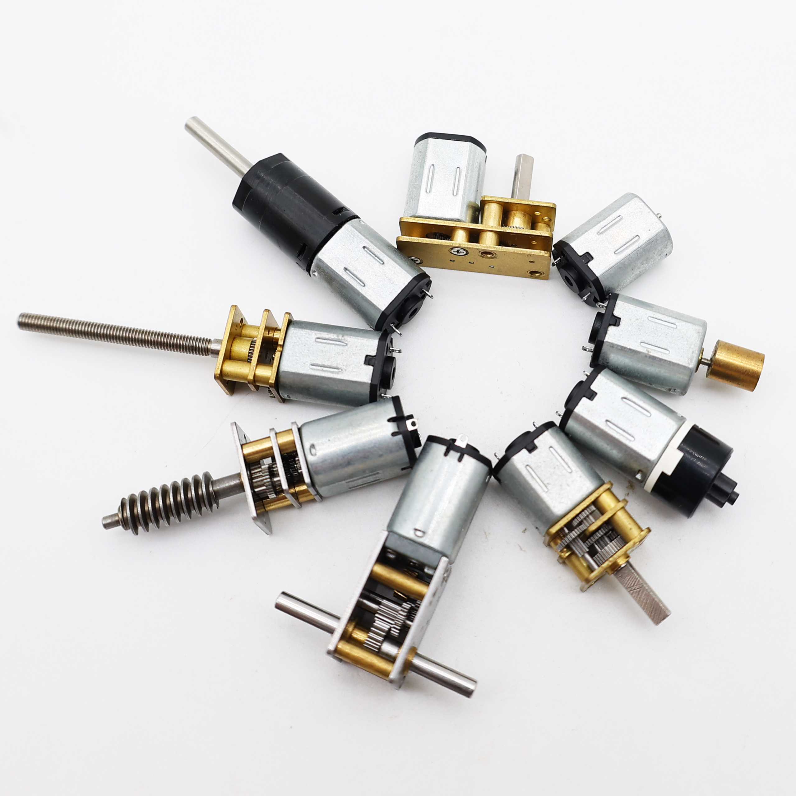 Dc Gear Motor N20 Permanent Magnet Brush 3V-24V 2000rpm with Encoder for Electric Bicycle & Home Appliance