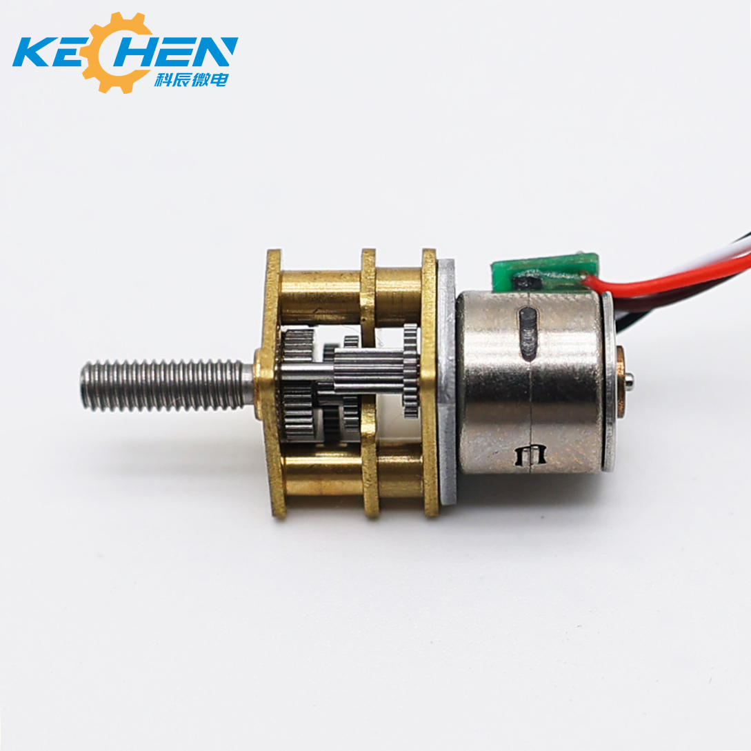 Sm10 Mini Stepper Gear Motor with M3 Threaded Shaft Permanent Magnet 3V-24V 18 Degree Step Angle for Medical Equipment