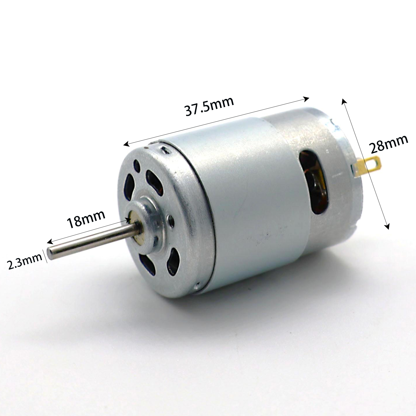 RS-385 High Speed High Torque 25000rpm 1Kg.cm 24V DC Permanent Magnet Carbon Brush Motor for Home Appliance & Smart Home