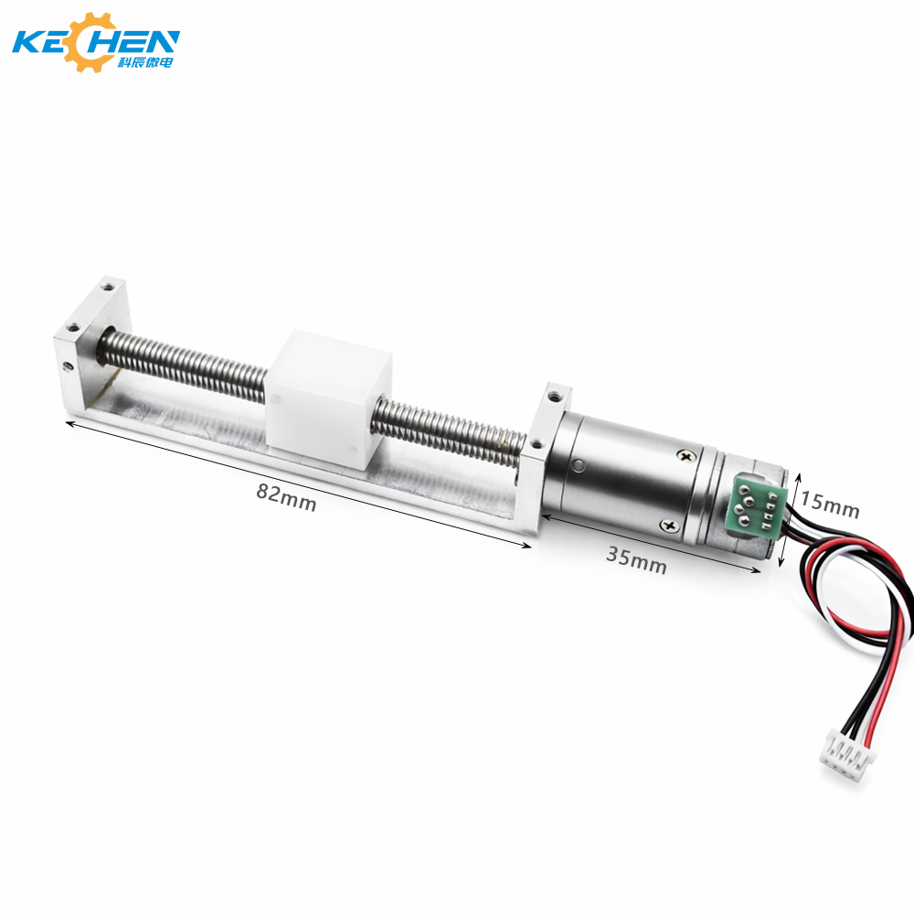 15mm Linear Stepper Motor with Permanent Magnet and Planetary Gearbox DC 5V Precision Drive for Medical Equipment