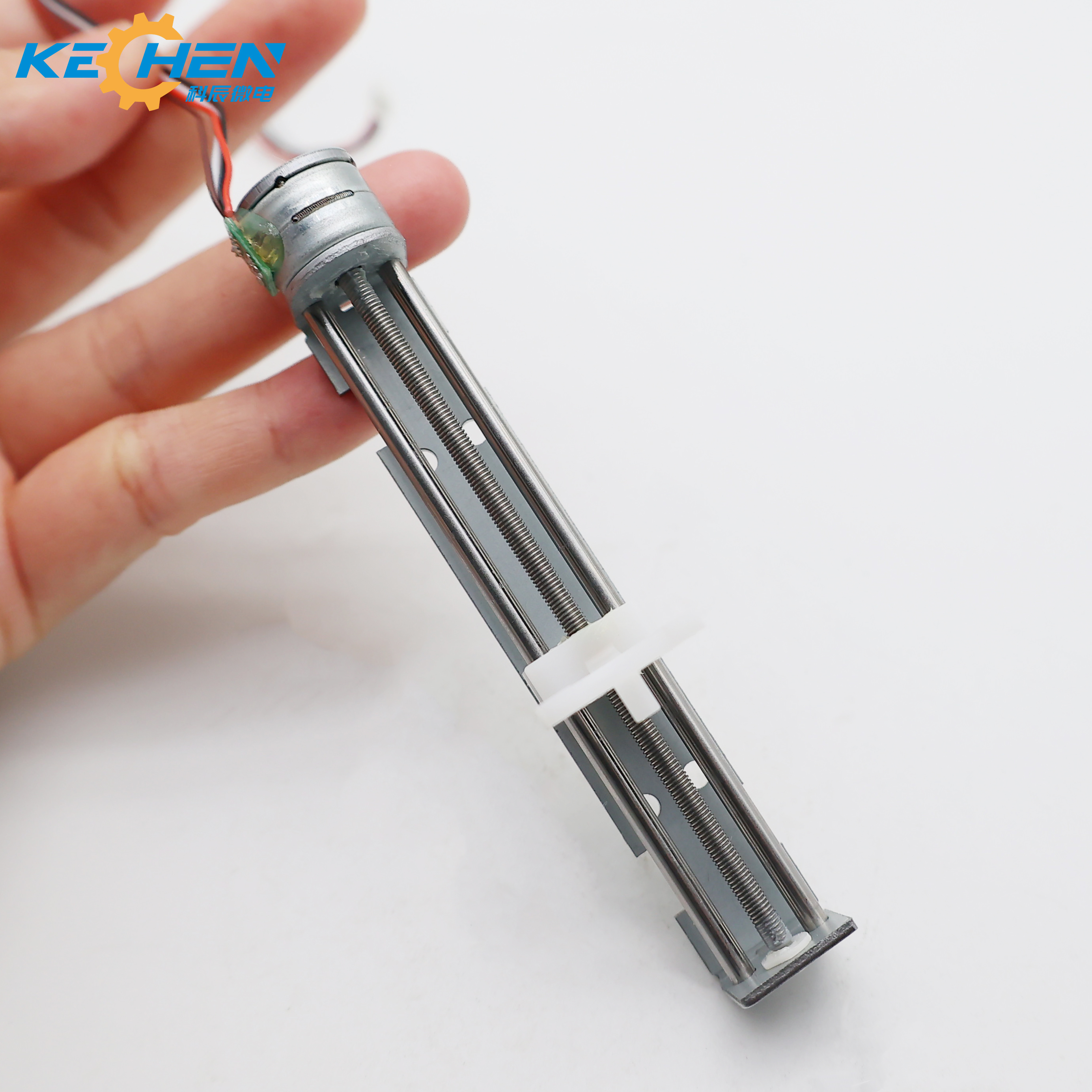 DC 5V/9V/12V 2-Phase 4-Wire Stepper Motor 90mm Stroke Linear Rail 18 Degree DIY Laser Step Angle Lead Screw Actuator Nut Slider