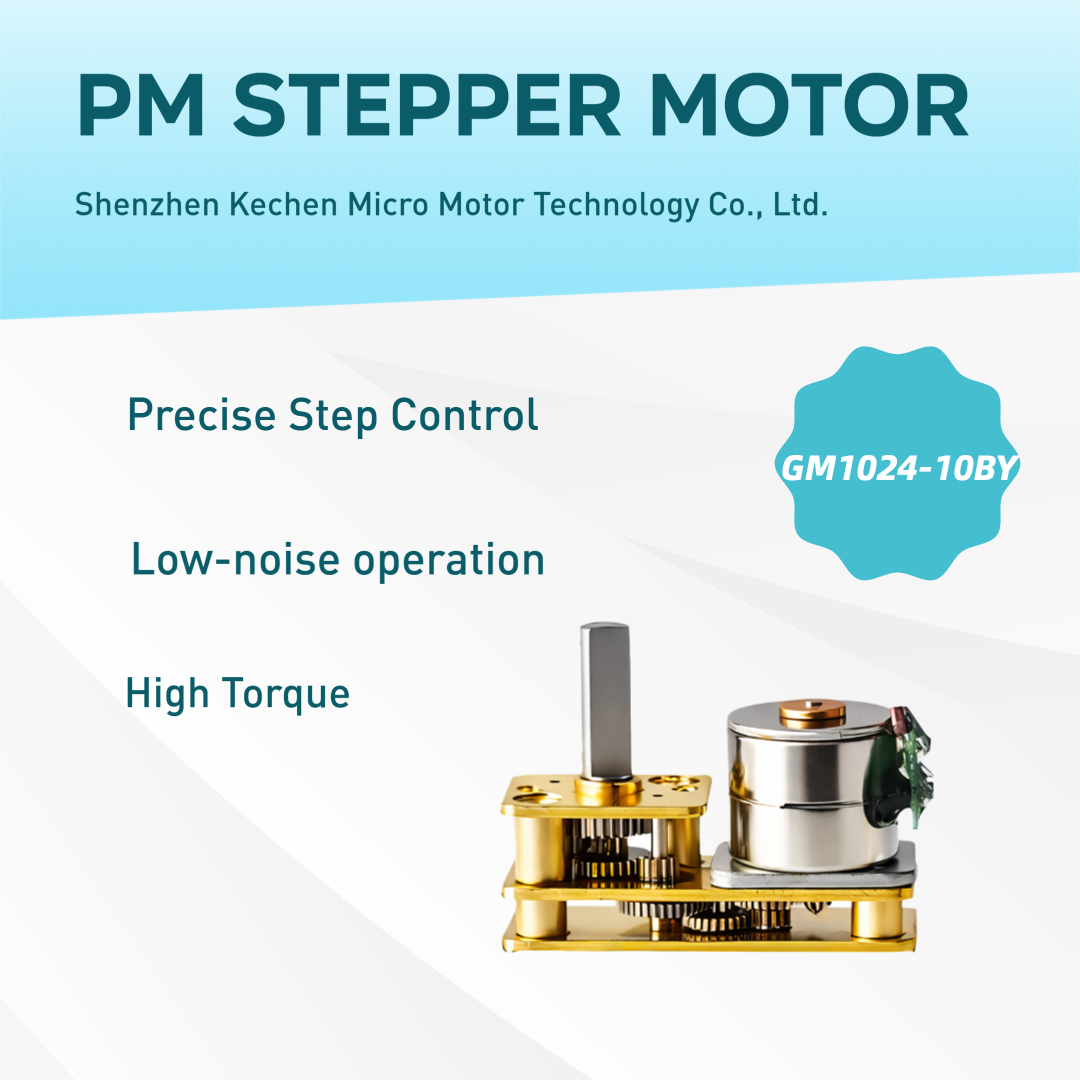 High Quality KECHEN MOTOR 10BY Mini Stepper Motor 5V Small Gear Motor Permanent Magnet 18 Degree Step Angle 2 Phase Medical