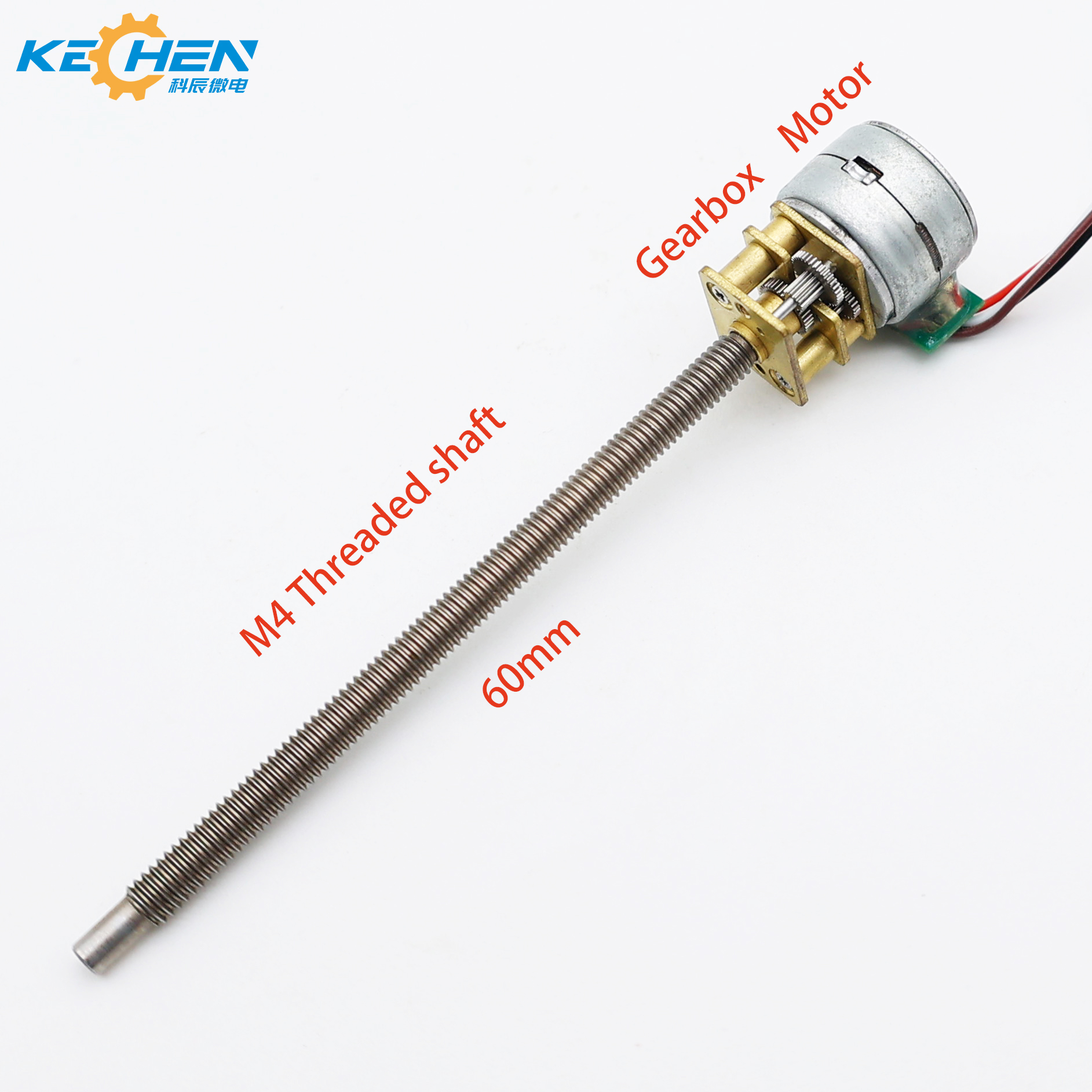 M3 M4 60mm Long Screw Shaft with 15mm Stepper Motor 5V 12V Permanent Magnet High-quality for Various Applications