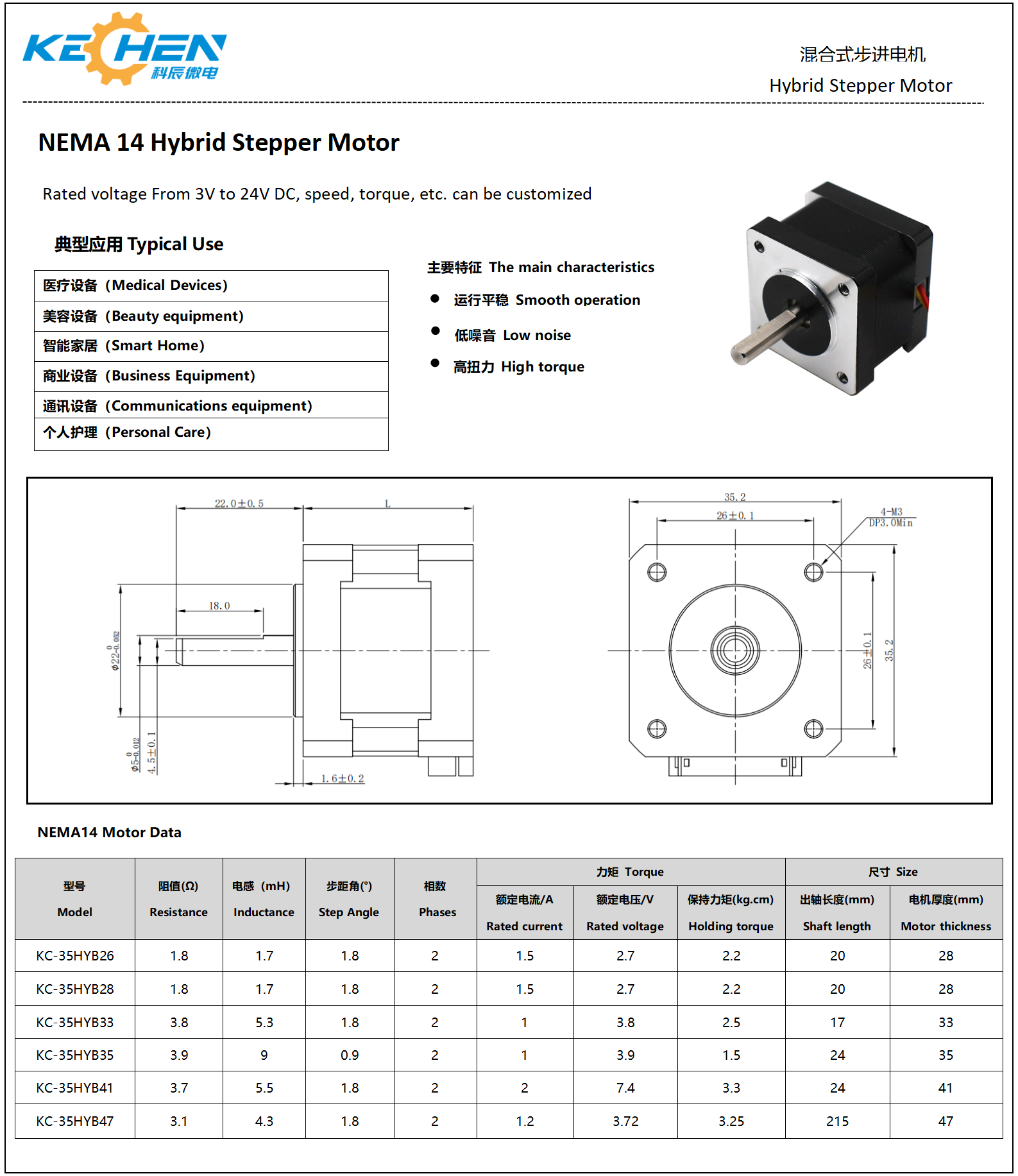 Product Technical Dimensions