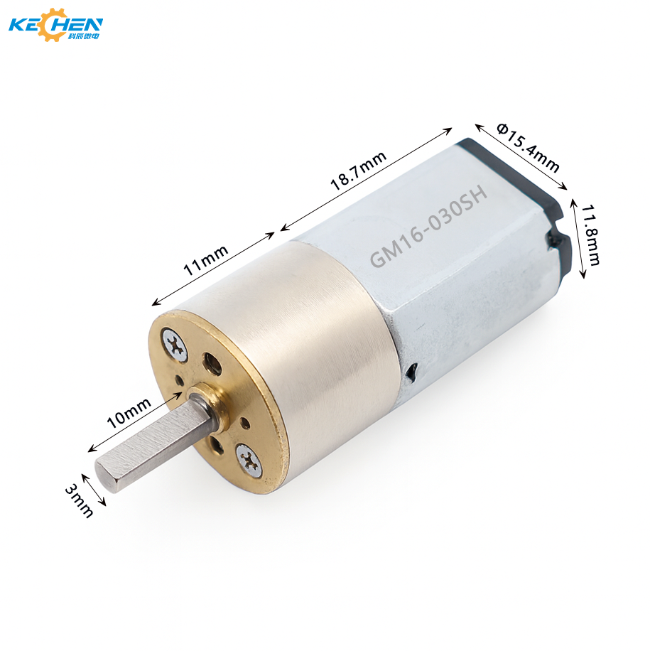 GM16-030 DC 6V 12V Electric Gear Motor High Torque 30 60 100 150 200 300 RPM for Smart Home Electric Bicycle Use Features Brush