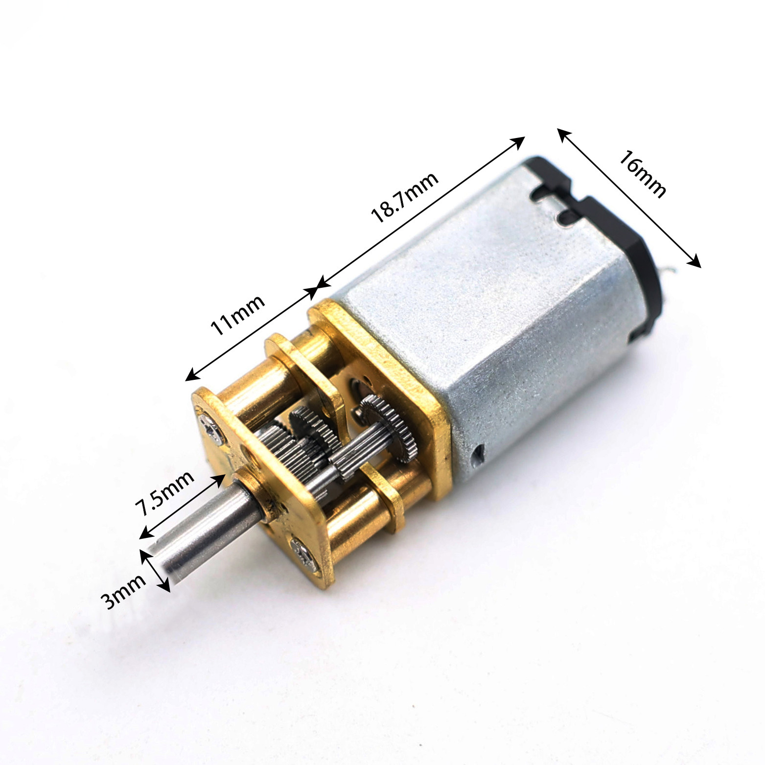 GM13-030 16mm 3V 6V Micro DC Gear Motor Permanent Magnet for Smart Home Electric Bicycle & Home Appliance Use