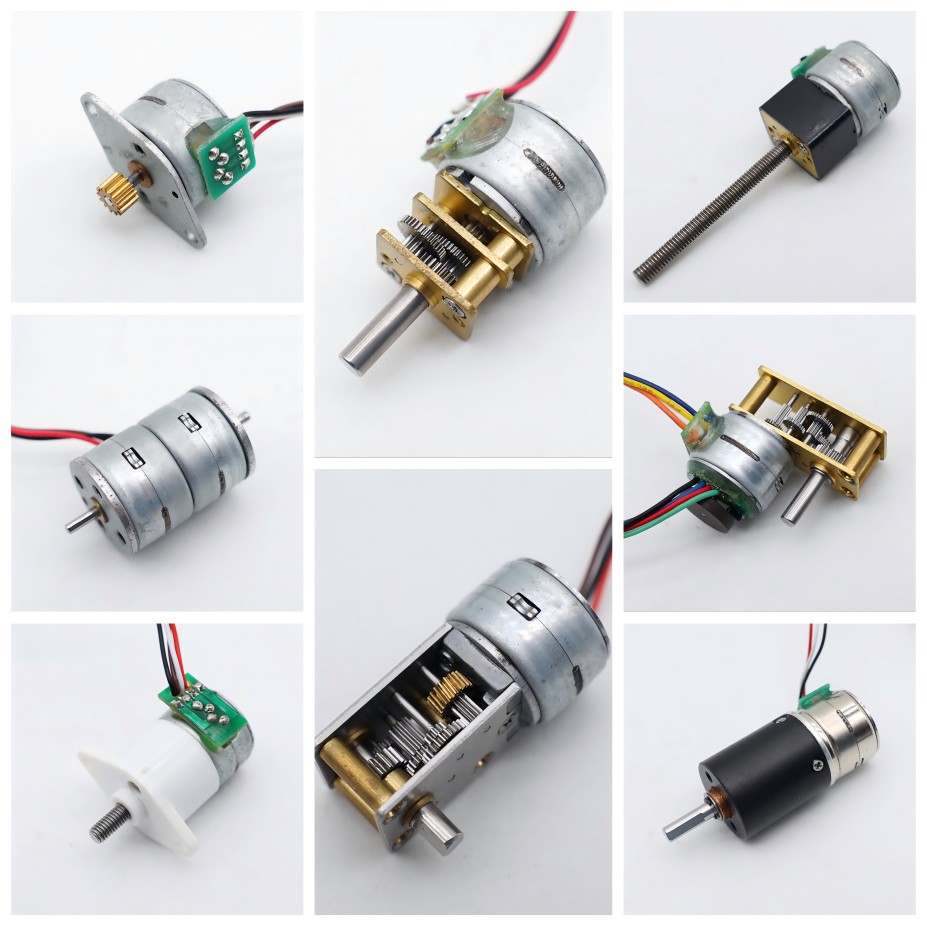 15mm Brushless Precision Micro Gear Motor Stepper Motor Permanent Magnet Metal Worm Gear Pumping Switch Valves Monitoring