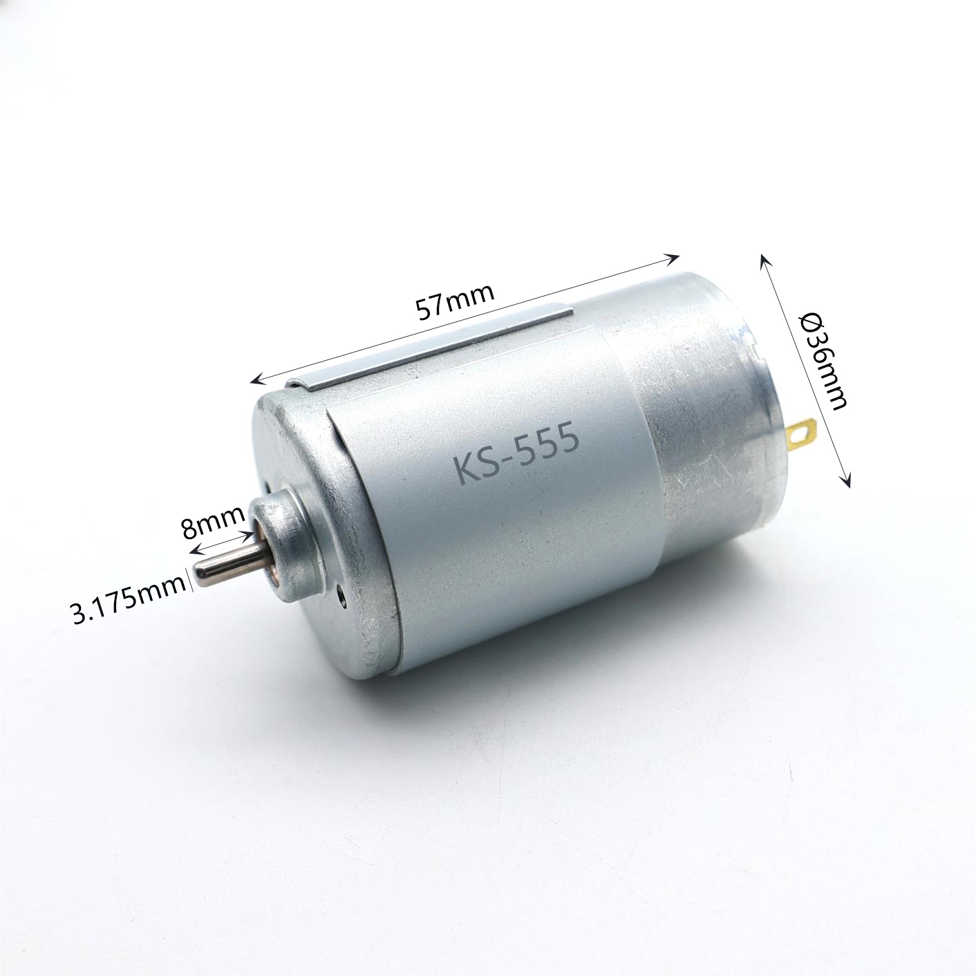Series 280 370 390 550 555 775 Brushed DC Motors 36mm Permanent Magnet for Smart Home Power Tools Fans Robots Pumps & Machines