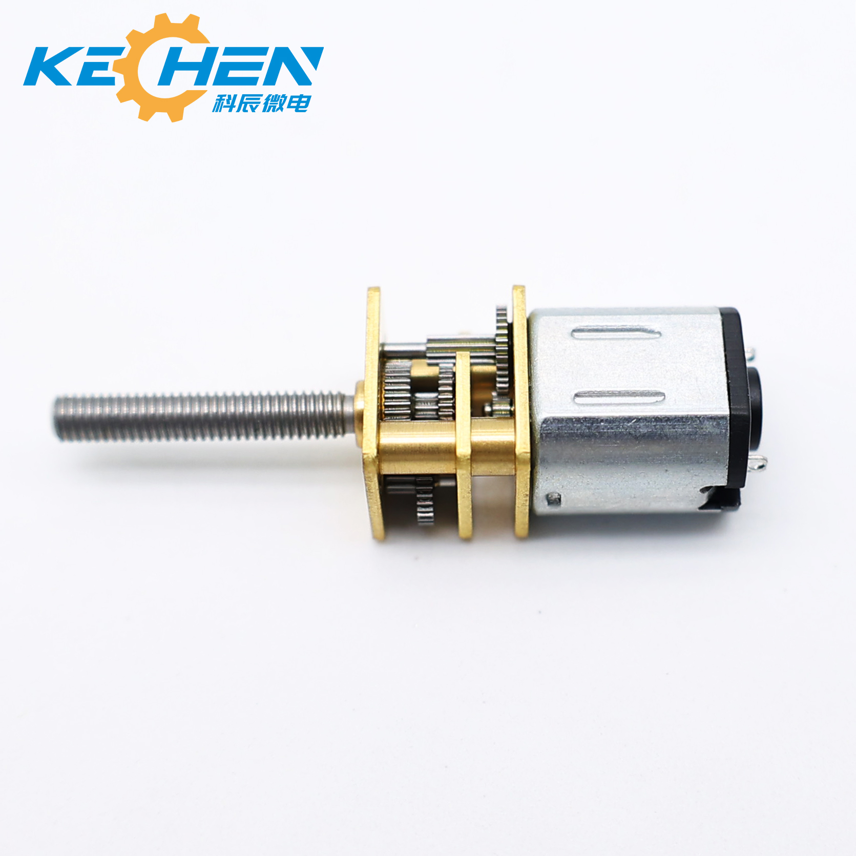 M3 Threaded Shaft GM12-N10 12V Micro DC Gear Motor with Brush Commutation for Electric Bicycle and Medical Equipment