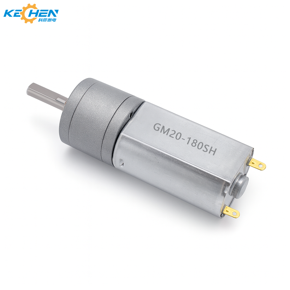 Micro 180 DC Motor 12V Permanent Magnet Reduction Gear Motor with High Torque 4mm Shaft for Smart Home & Home Appliance Use