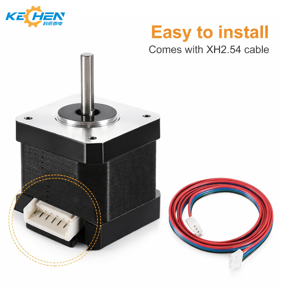 Nema 17 Stepper Motor 42*42*40 with 2Phase 4 Wires High Torque Hybrid Stepper Motor for 3D Printer & Laser Engraving Machine
