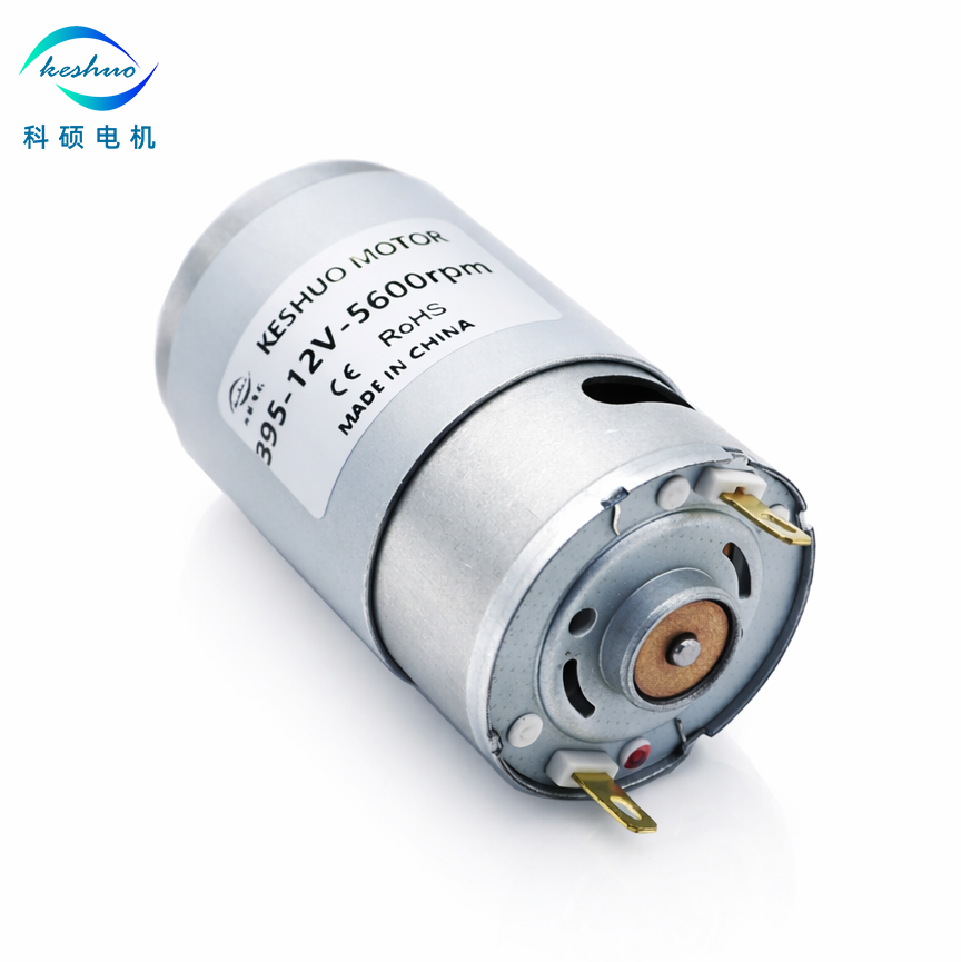 RS 395 28mm Brushed DC Micro Permanent Magnet Electric Motor 3000-25000rpm Speed Continuous Current 12V-24V ROHS Certified Home
