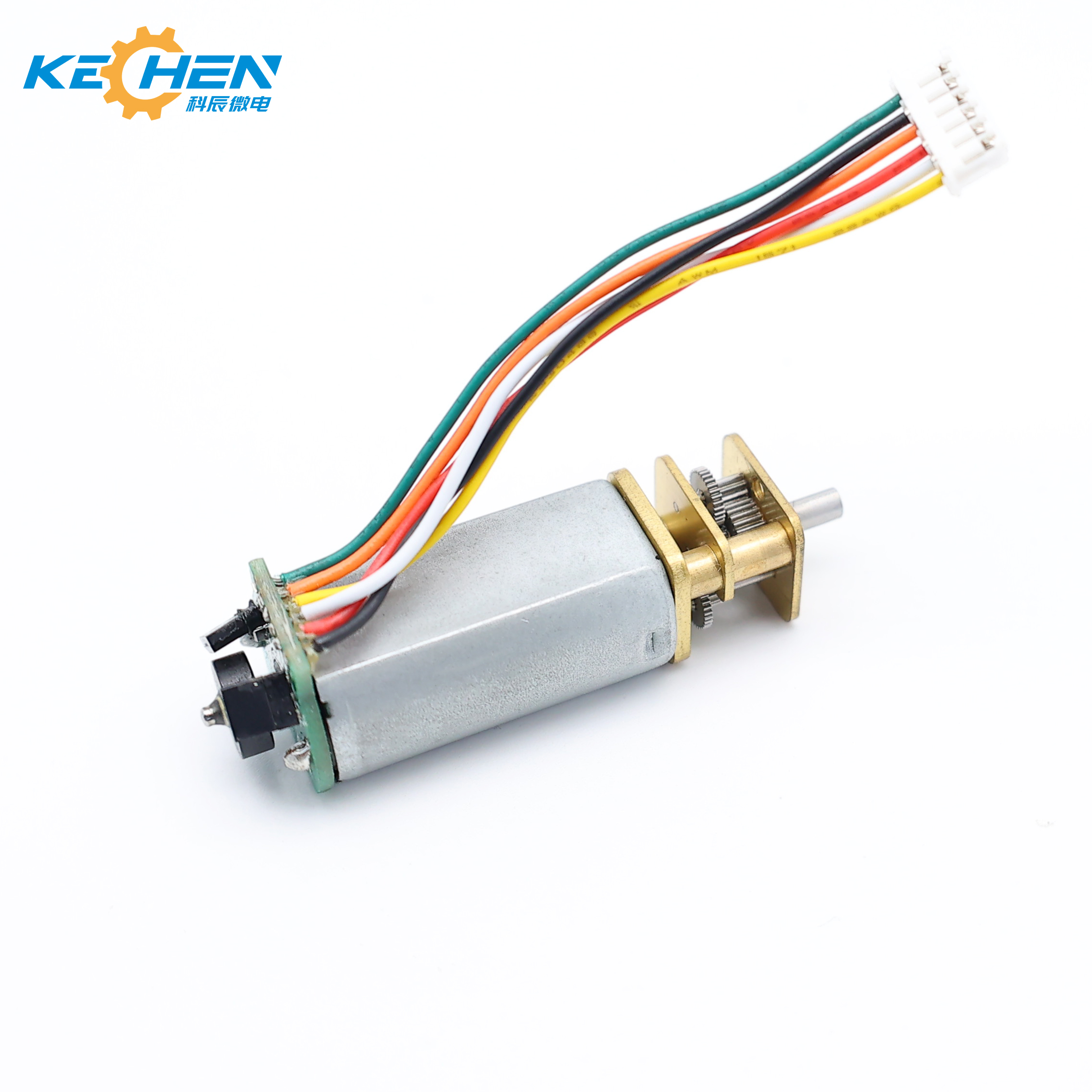 12V DC Geared Motor Encoder Permanent Magnet Construction for Smart Circuit Breaker Tripping Home Appliances Electric Bicycles