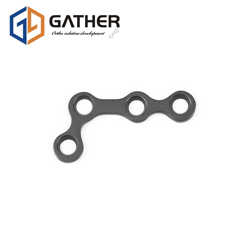Plastic Cosmetic Surgery L-Shaped 110angle Plate Orthopedic Maxillofacial Implant