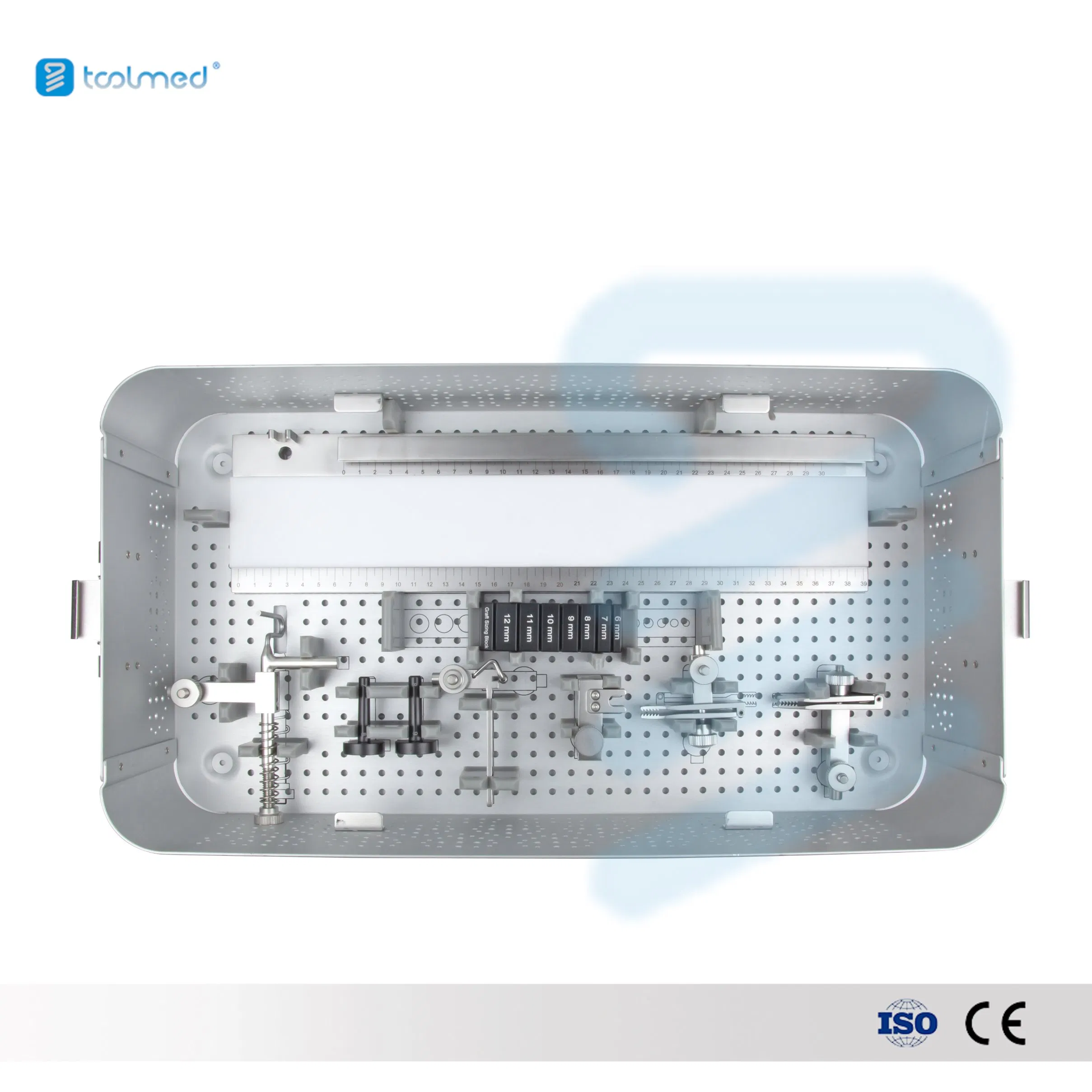 Sports Medicine Acl/Pcl Reconstruction Drill Guide Orthopedic Surgical Instrument Acl Pcl Instrument Set for Knee