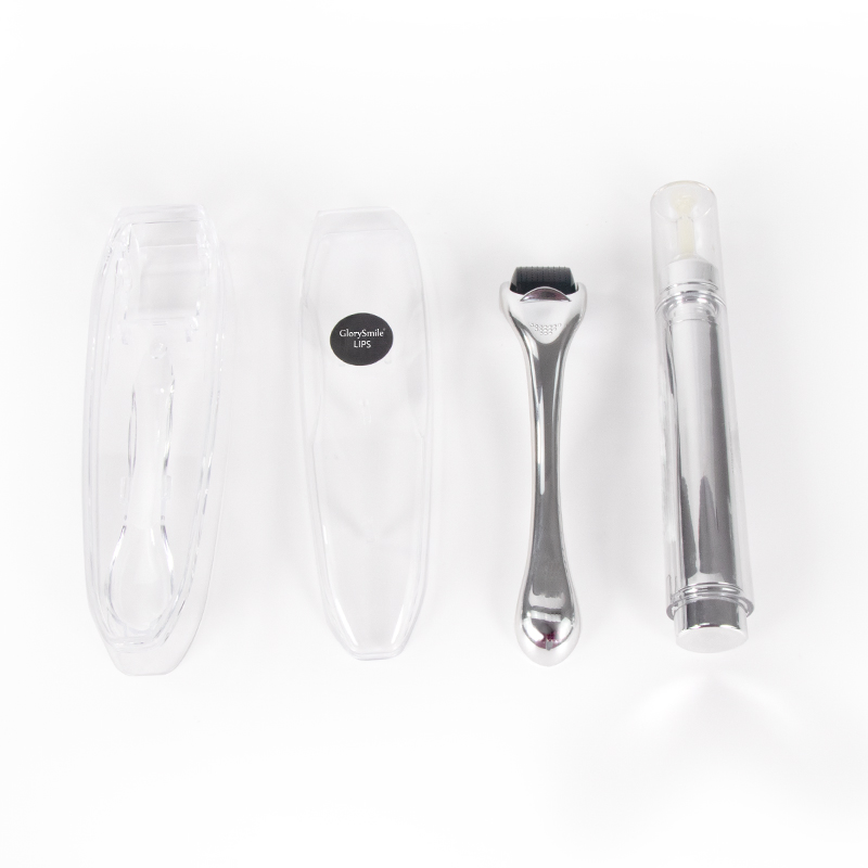 Lip Plumper Private Label Plastic Silver Plating 540 Steel Needles Massage Lips Boosting Roller System