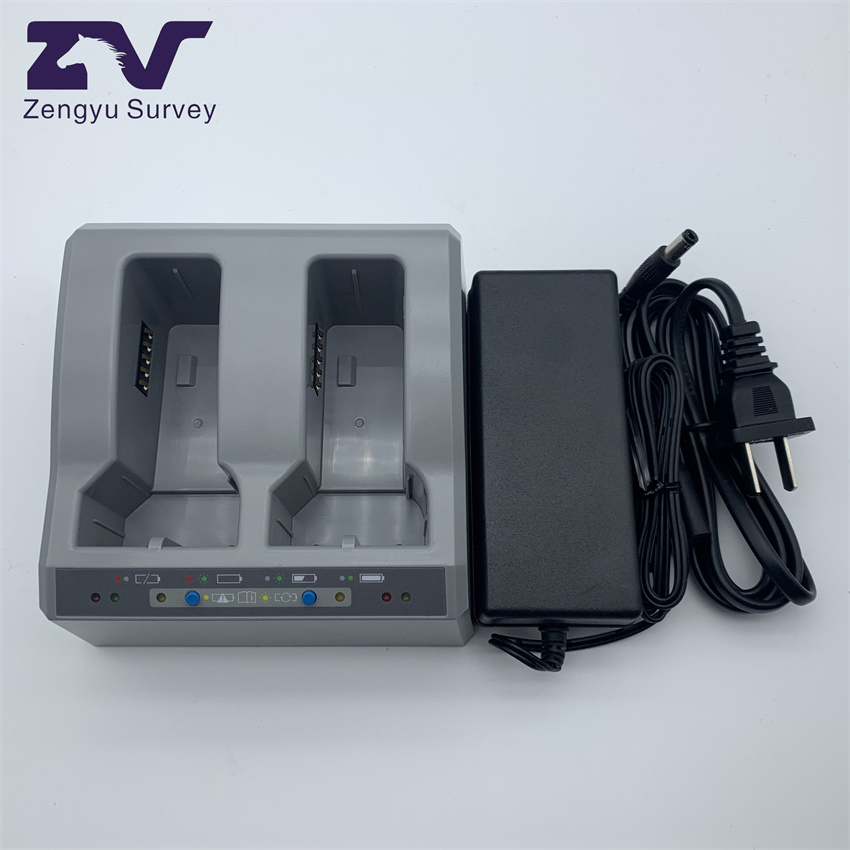 Zengyu New Type 109000 Charger to Replace for Trim BLE Two 2 Slots S3/S6/S8 Receiver Total Station79400 GPS R10 Receiver Battery