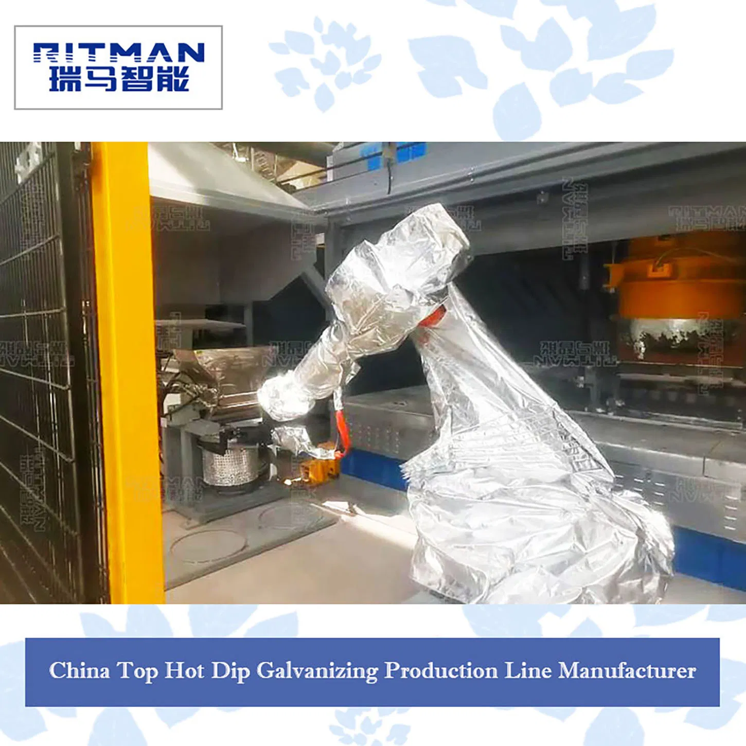 Automated Hot Zinc Plating System for Small Metal Parts