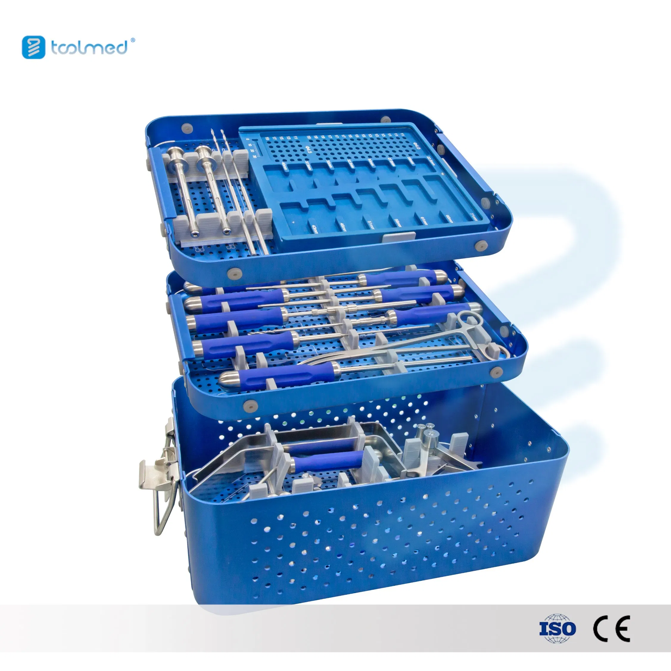 High Quality Orthopedic Surgical Instruments Anterior Cervical Plate System Instrument Set for Spine Surgery