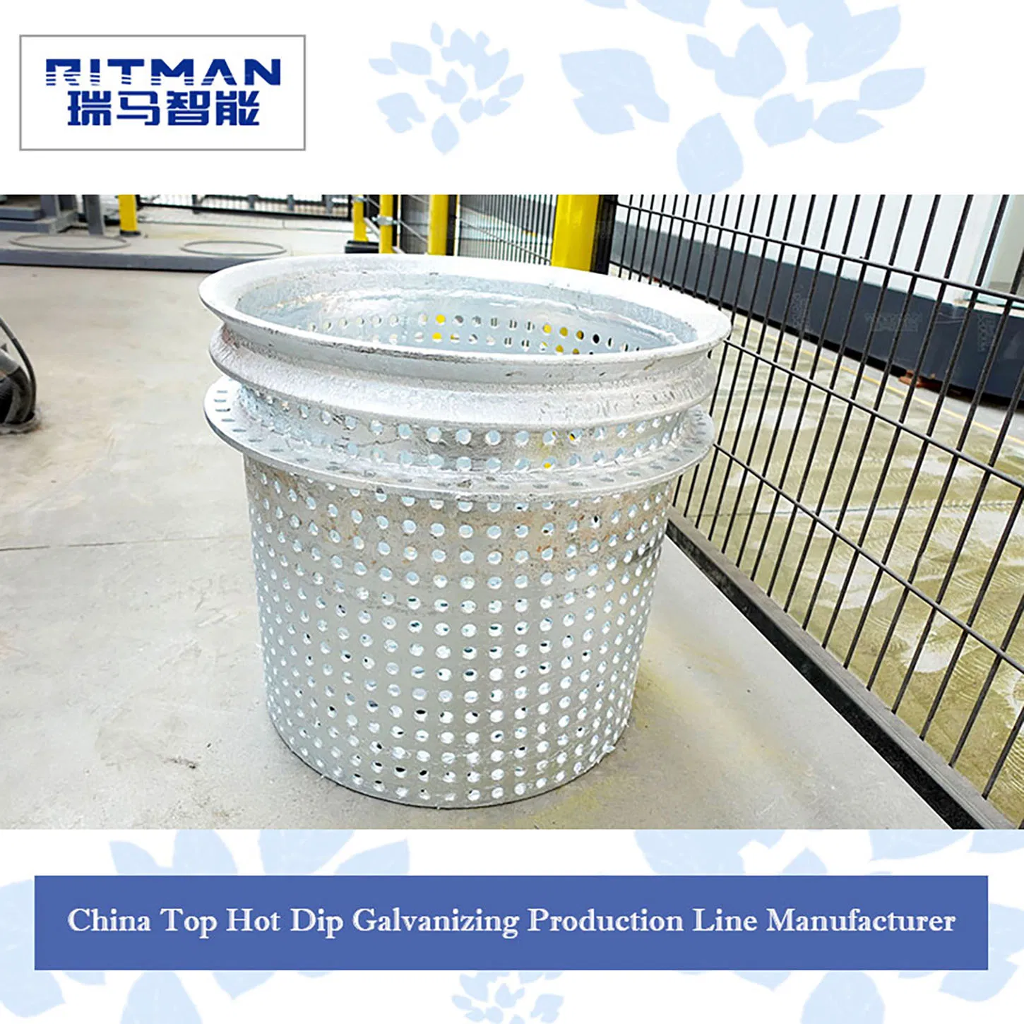 Automated Hot Zinc Plating System for Small Metal Parts