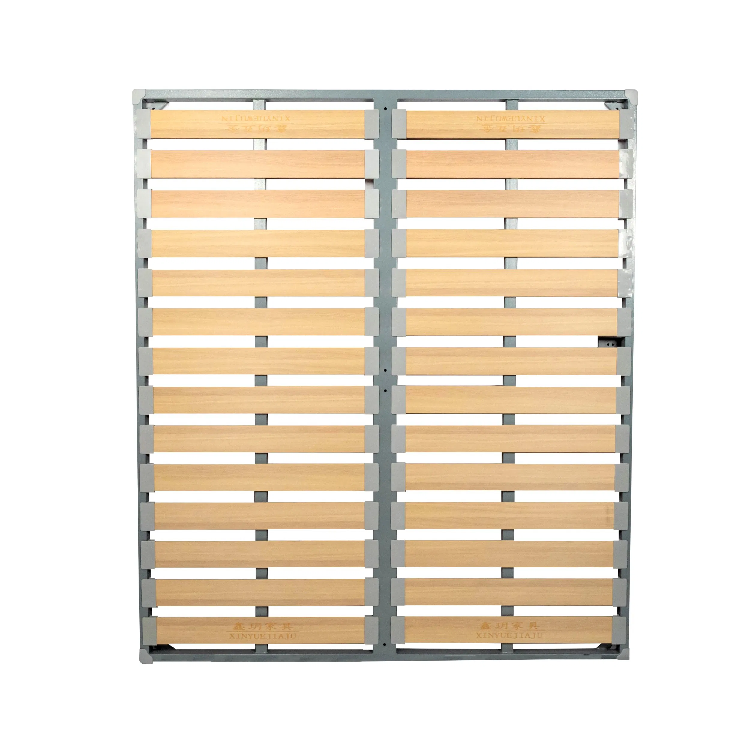 Cama plataforma de madera maciza tapizada con cuero genuino para uso en hoteles