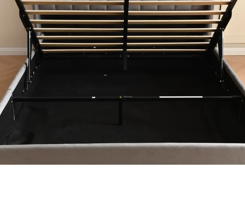 Muebles de dormitorio moderno estilo lujo cama king size de madera